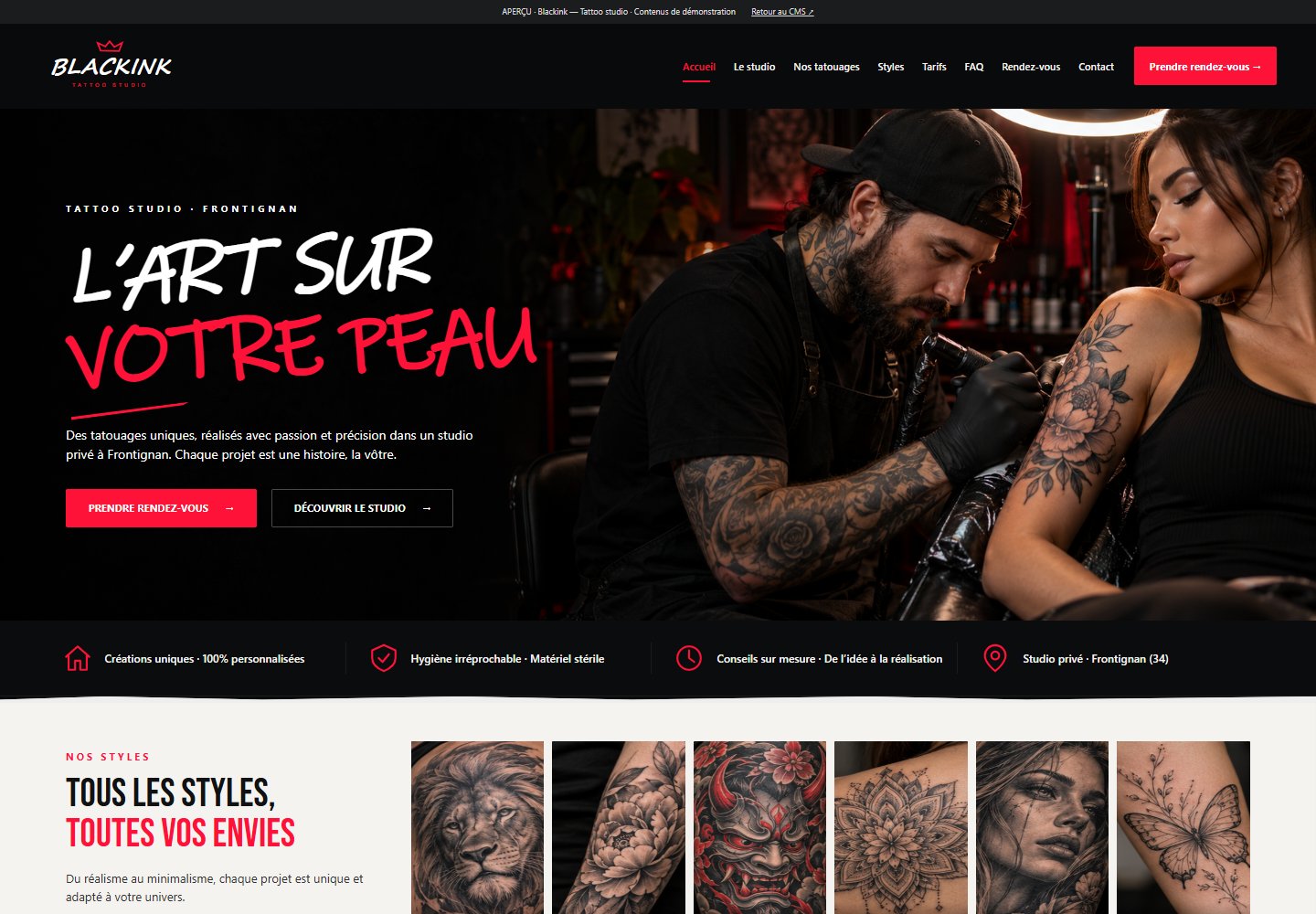 Blackink — Tattoo studio