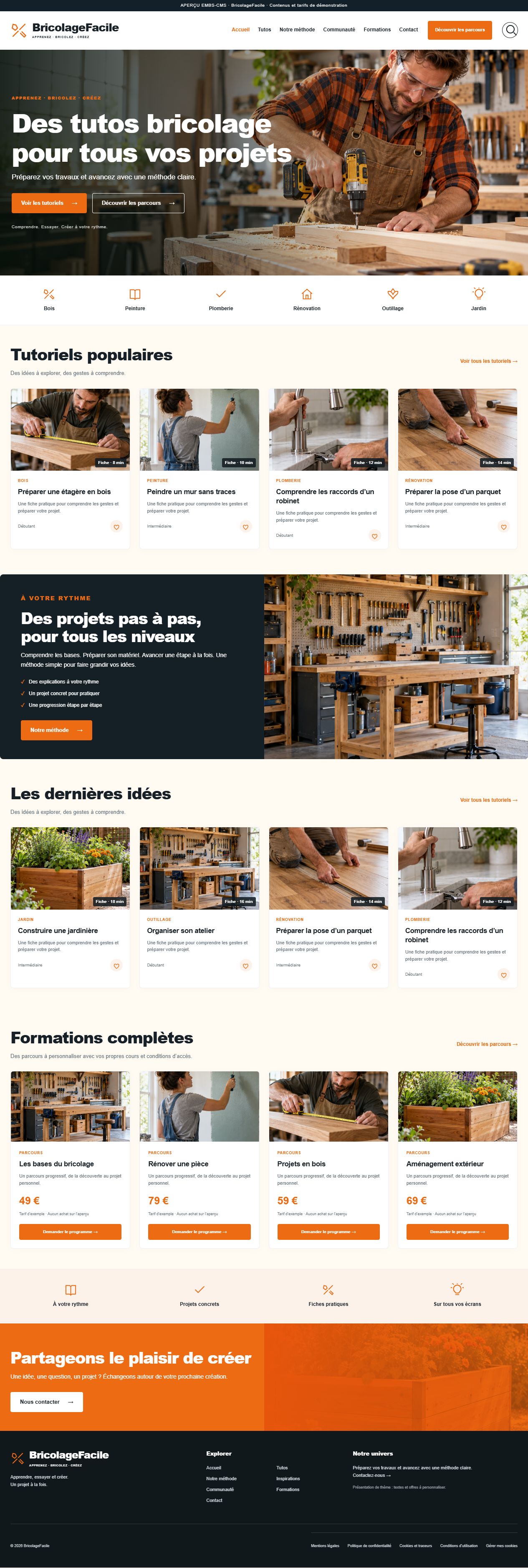 BricolageFacile — Tutoriels