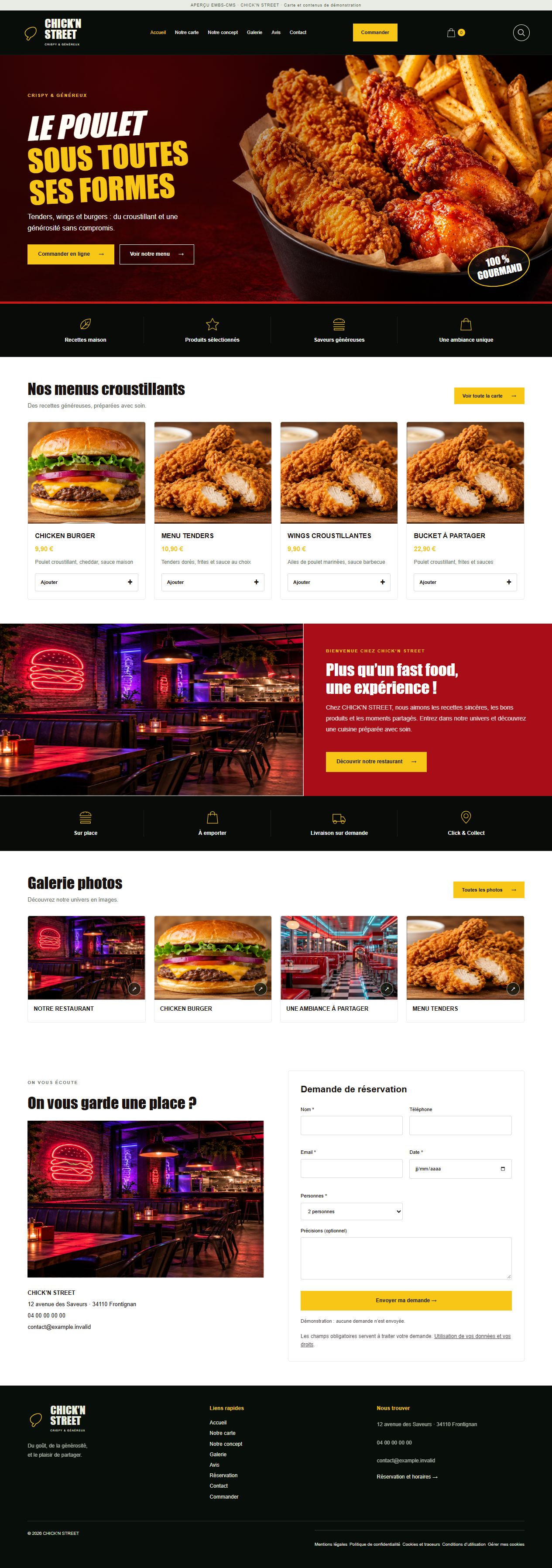 CHICK’N STREET — Street food