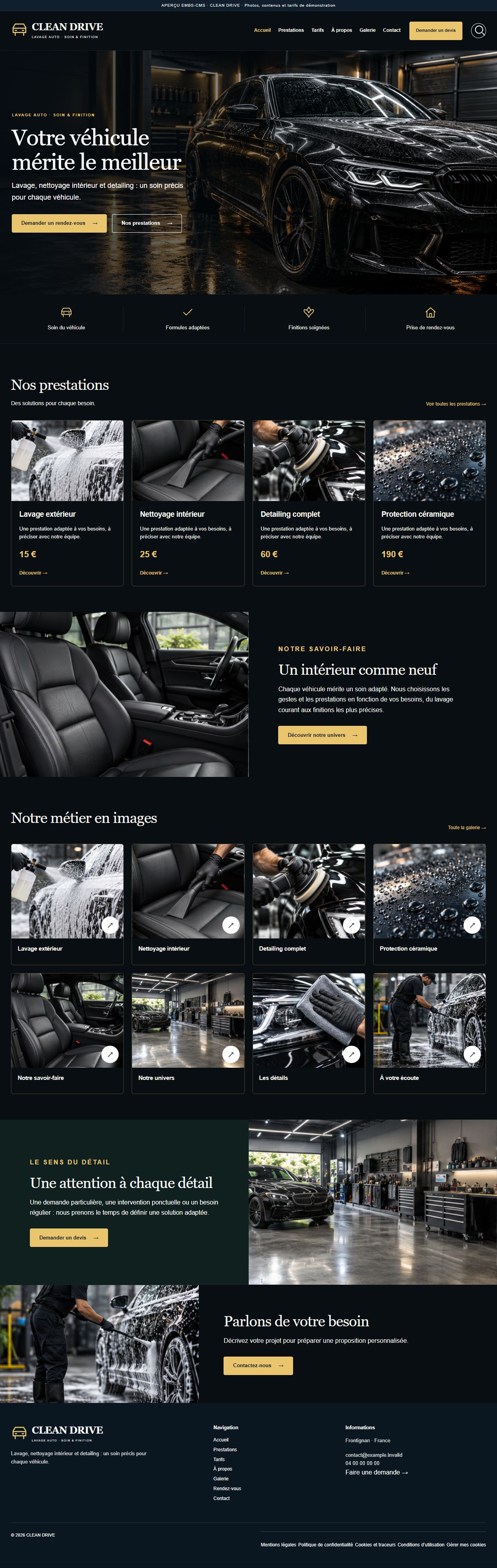 CLEAN DRIVE — Lavage auto