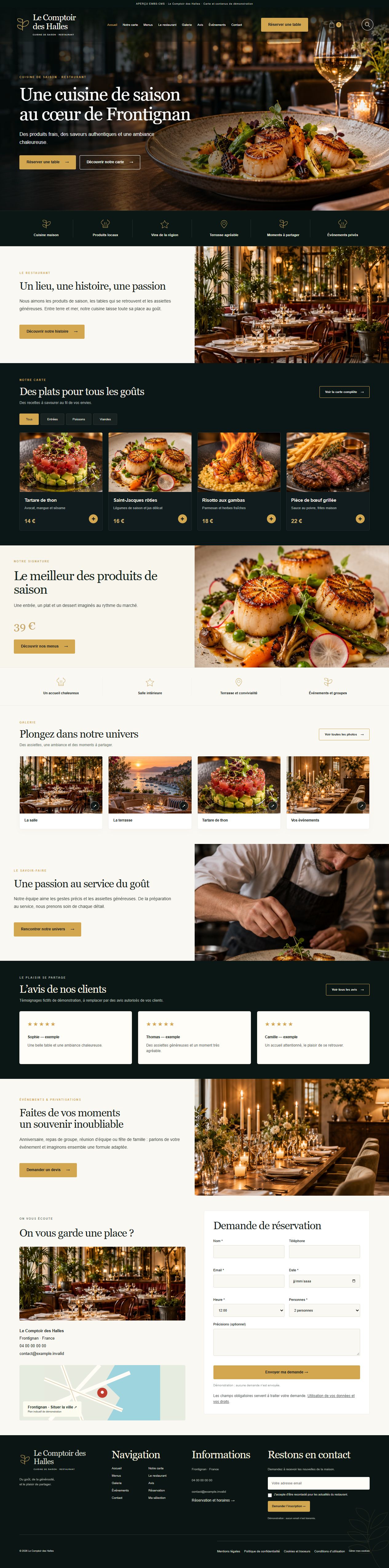 Le Comptoir des Halles — Restaurant
