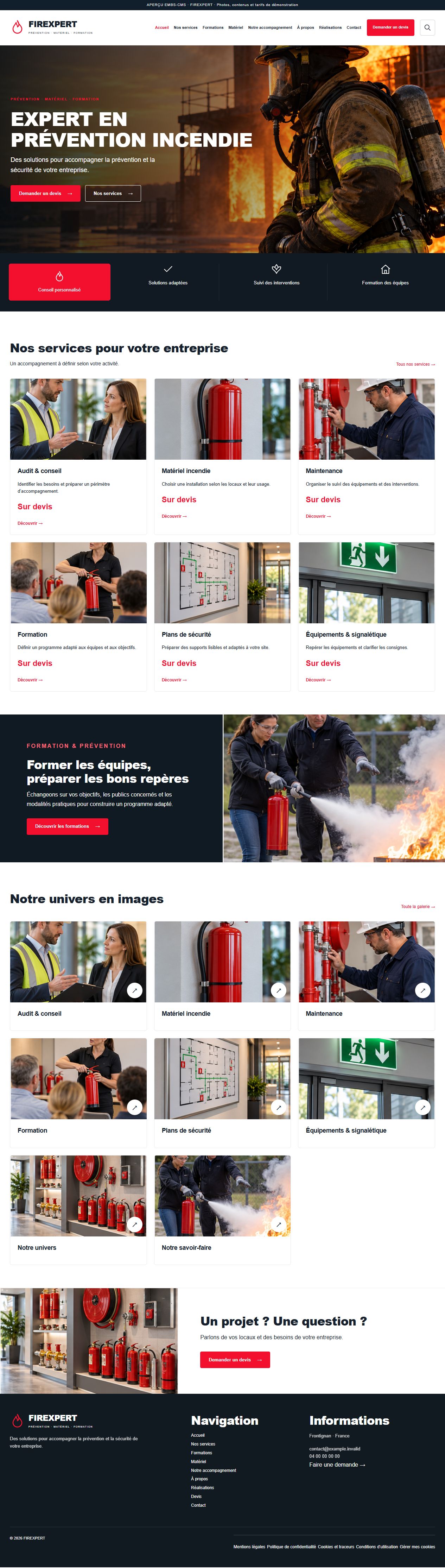 FIREXPERT — Sécurité incendie