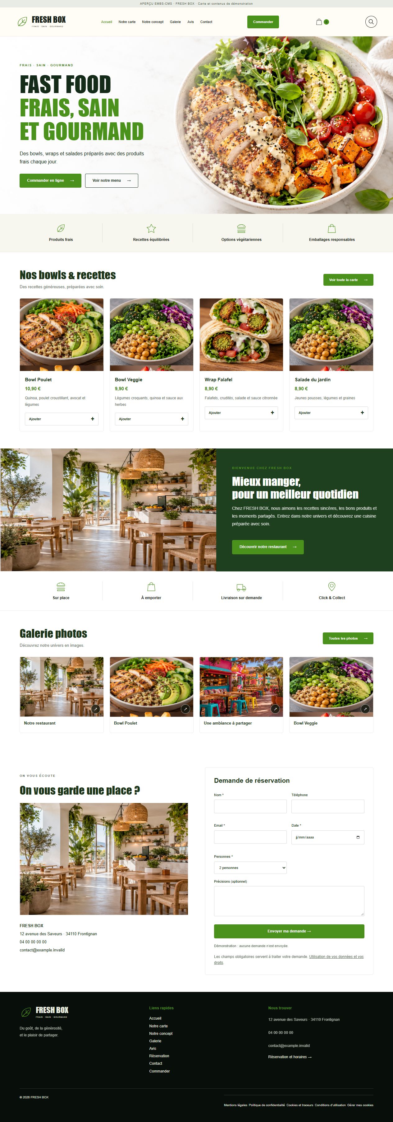 FRESH BOX — Street food