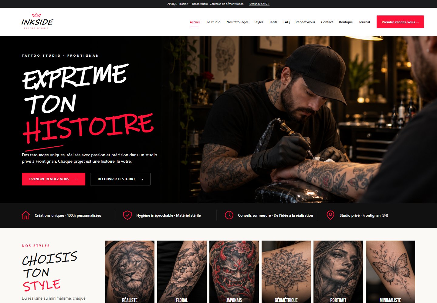 Inkside — Urban studio