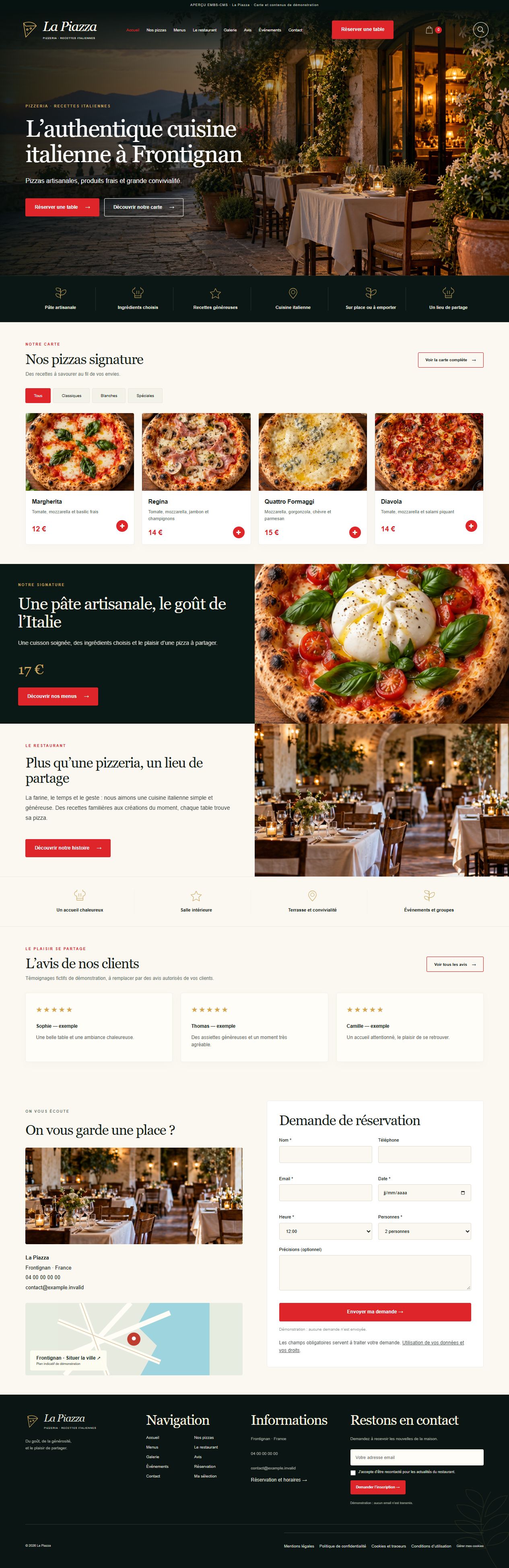 La Piazza — Pizzeria