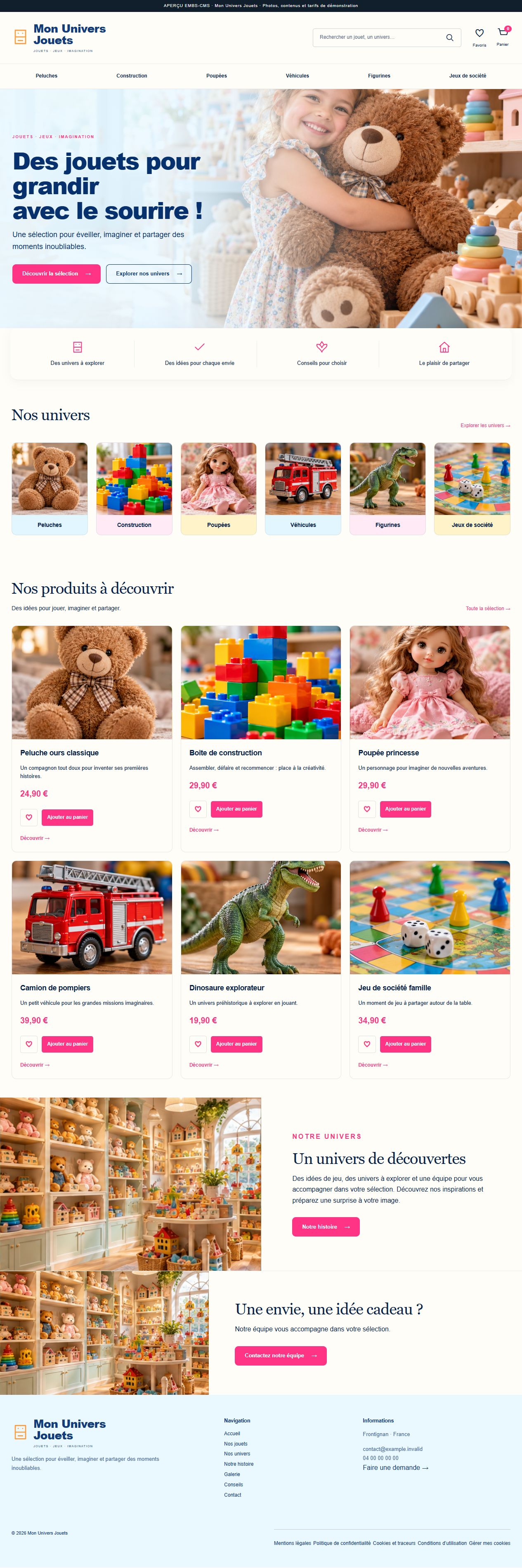 Mon Univers Jouets — Jouets & loisirs