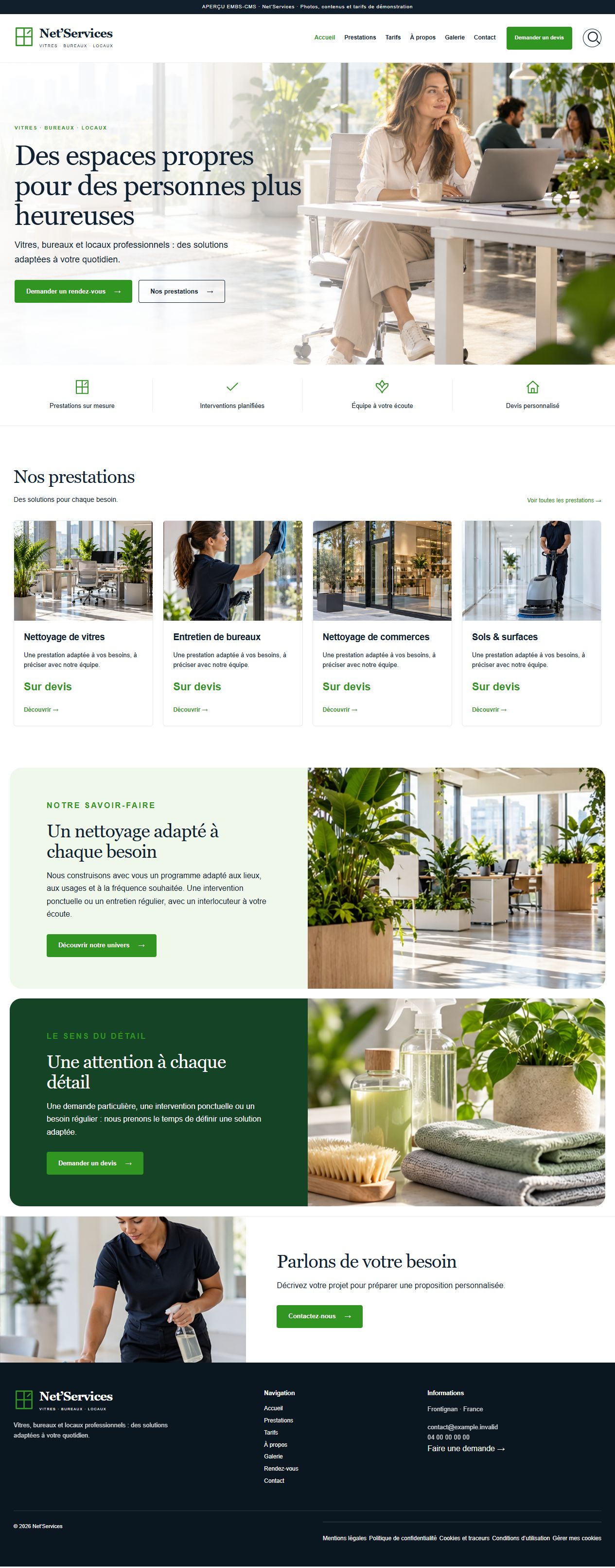 Net’Services — Nettoyage professionnel