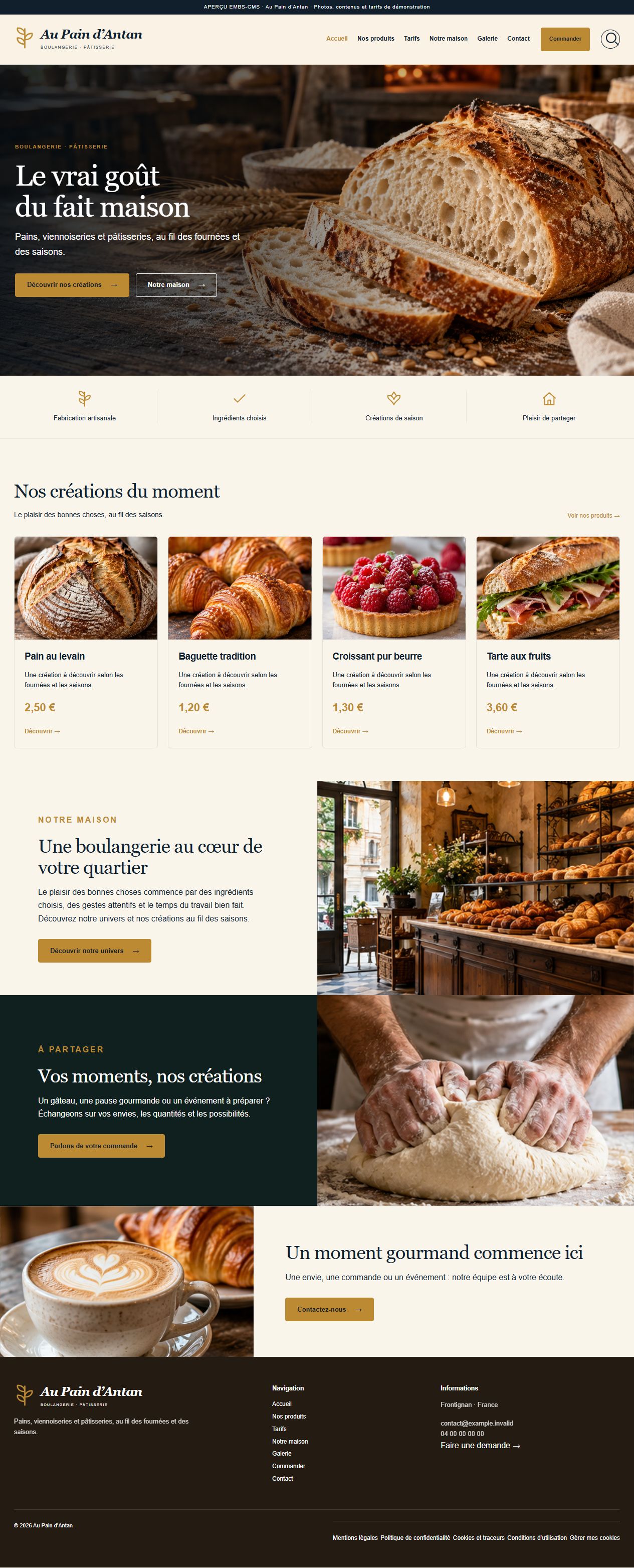 Au Pain d’Antan — Boulangeries & pâtisseries