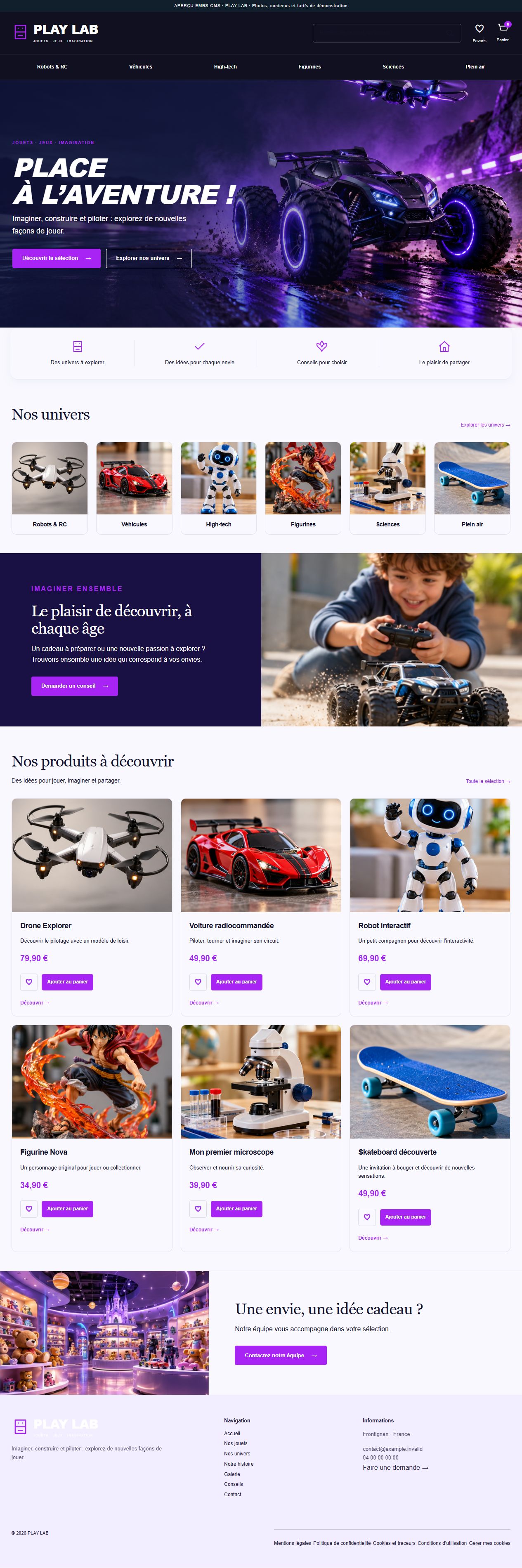PLAY LAB — Jouets & loisirs