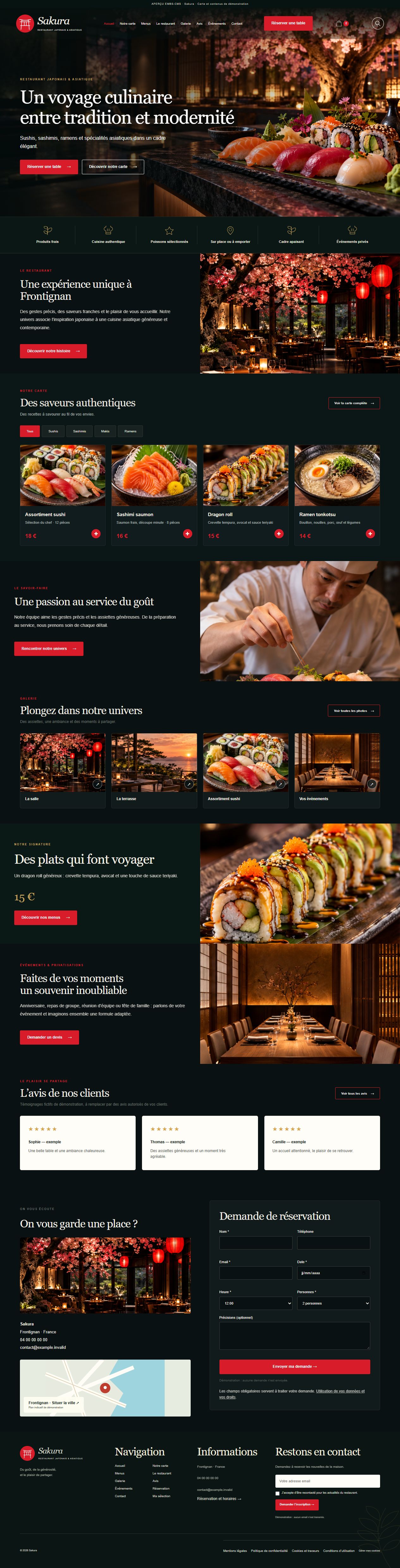 Sakura — Cuisine asiatique