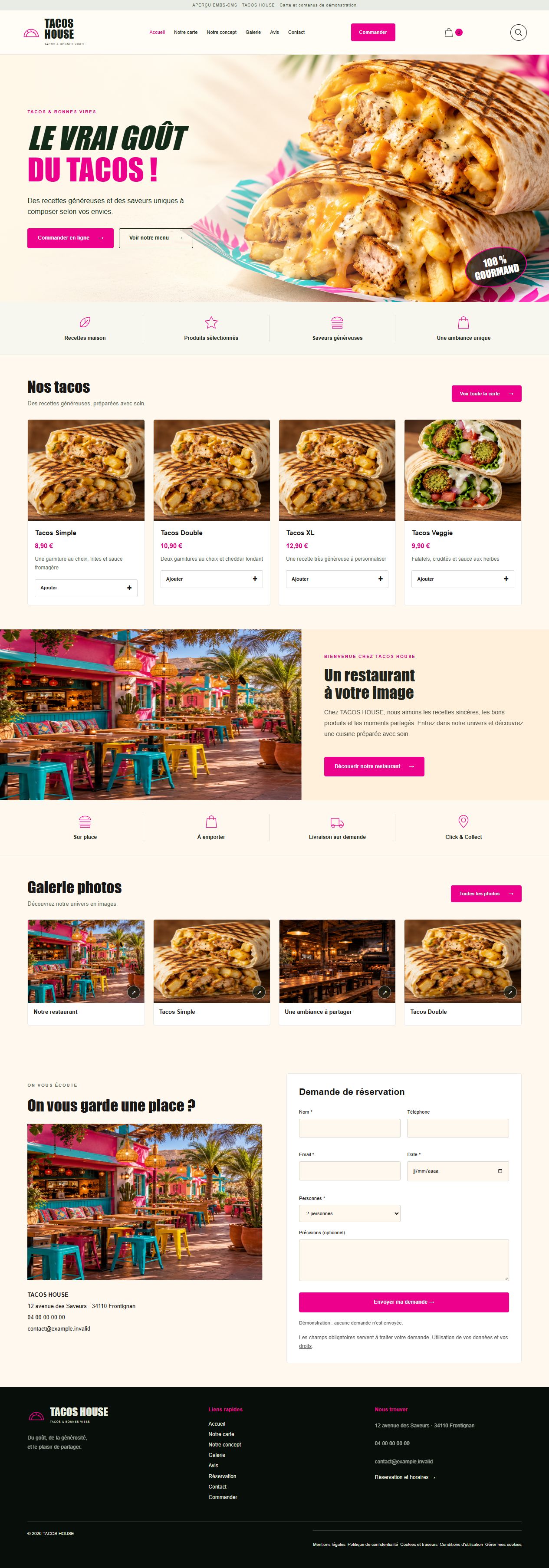 TACOS HOUSE — Street food