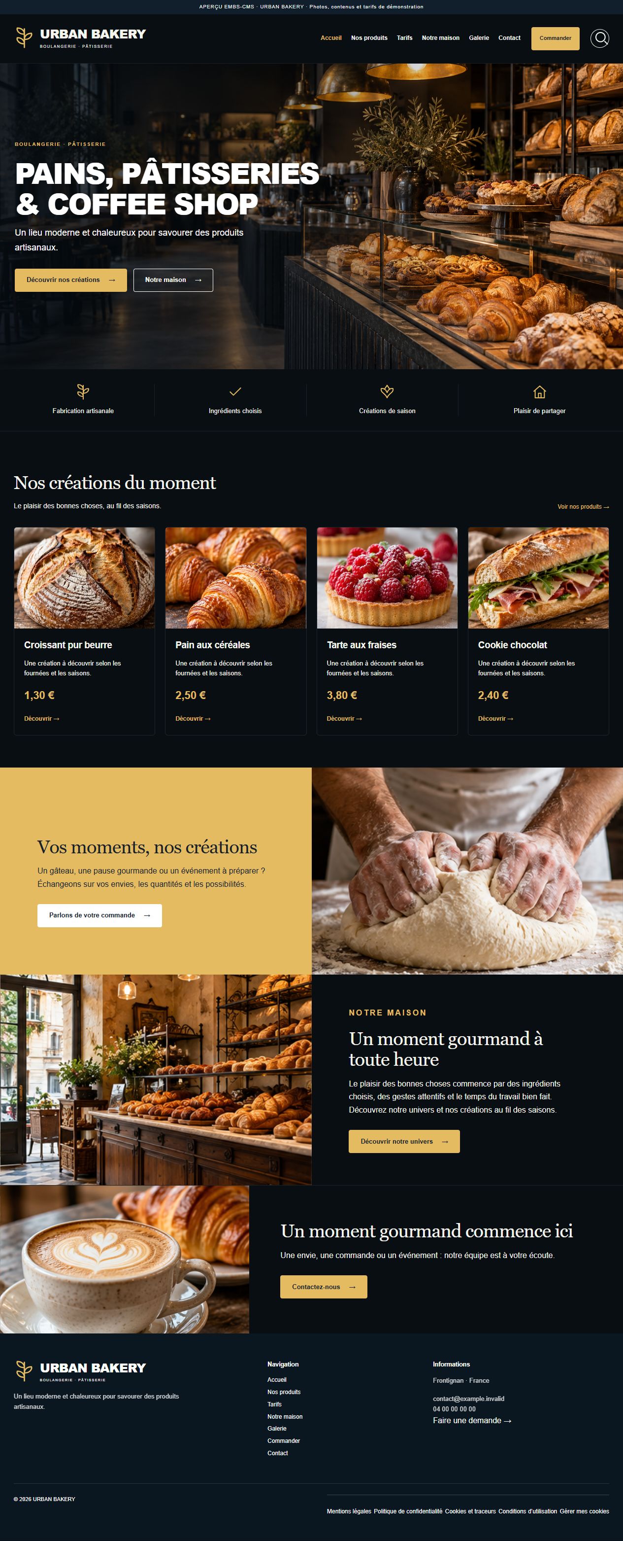 URBAN BAKERY — Boulangeries & pâtisseries