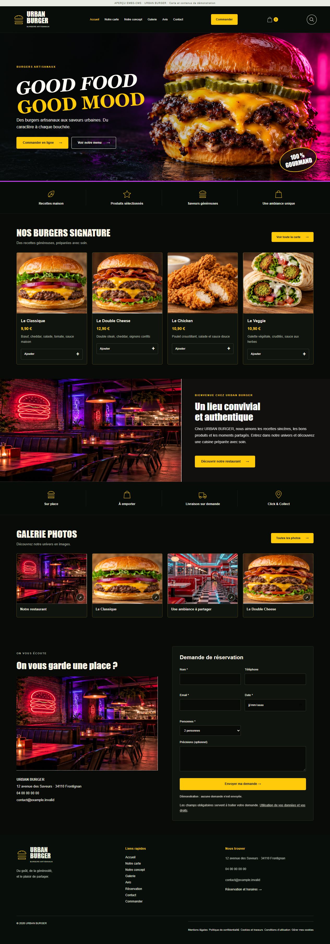 URBAN BURGER — Street food