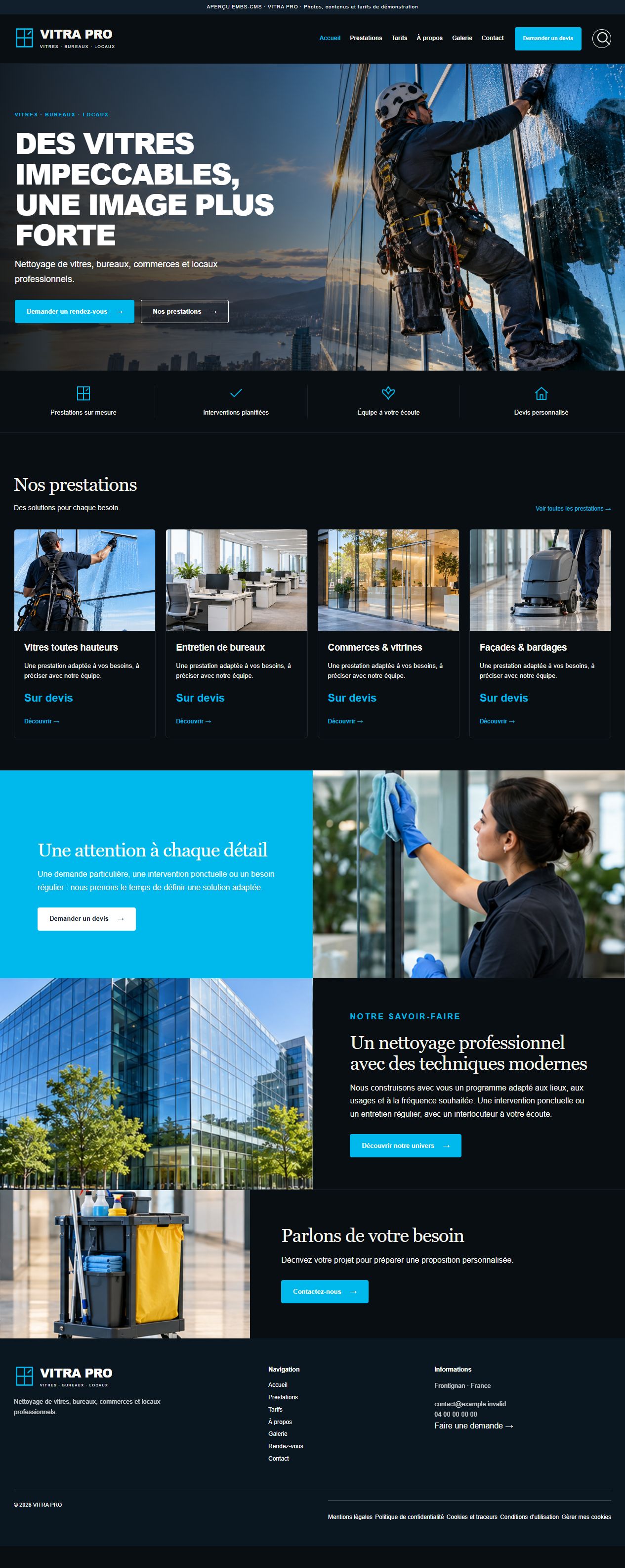 VITRA PRO — Nettoyage professionnel