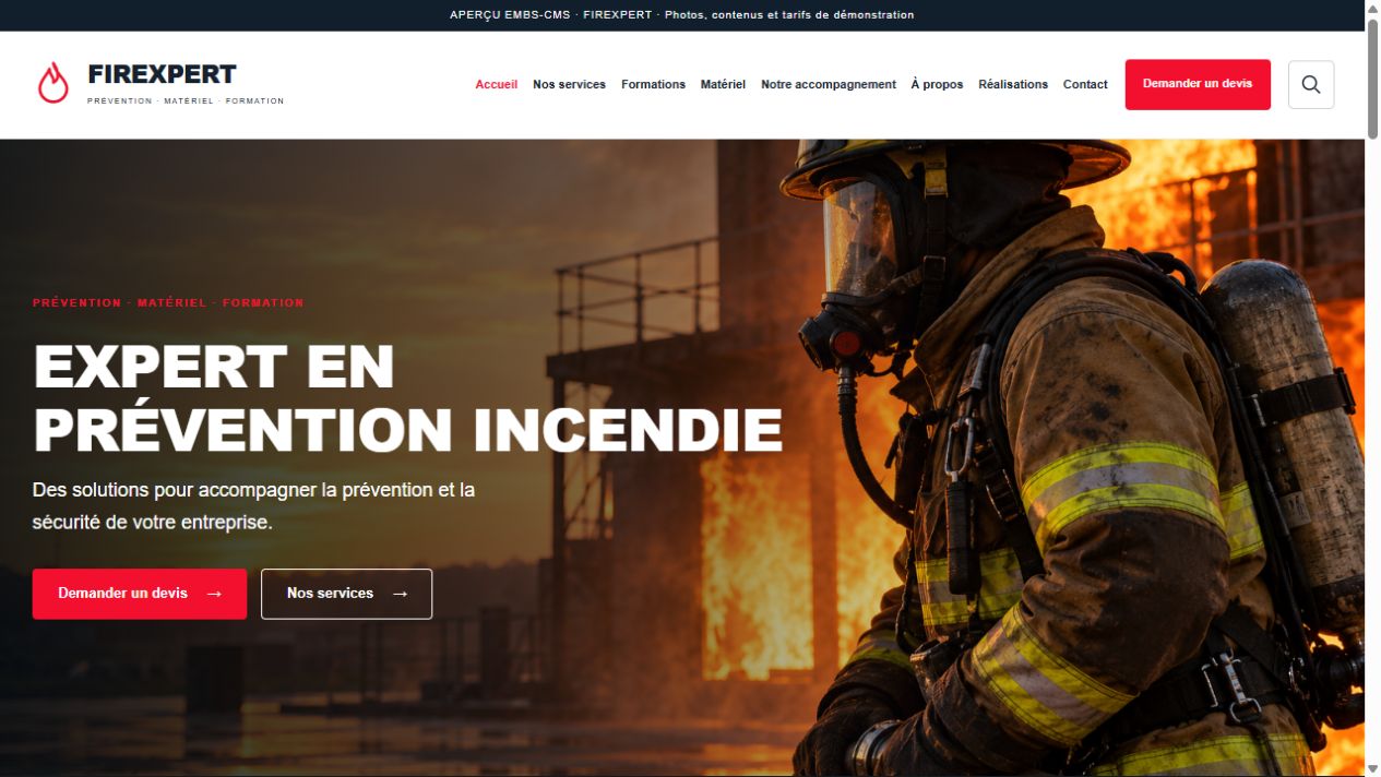 Capture du thème FIREXPERT